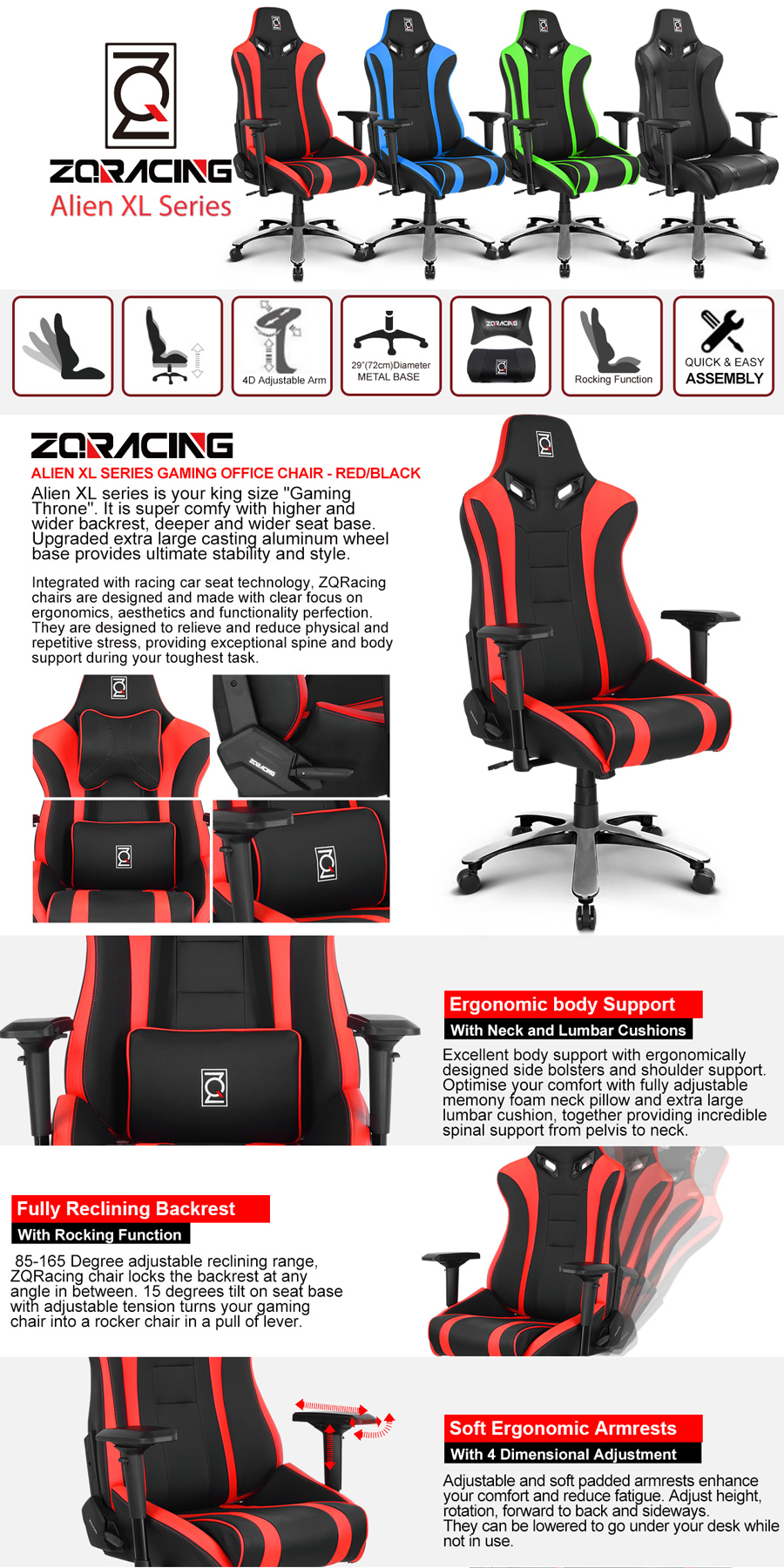 Zqracing 2025 alien xl